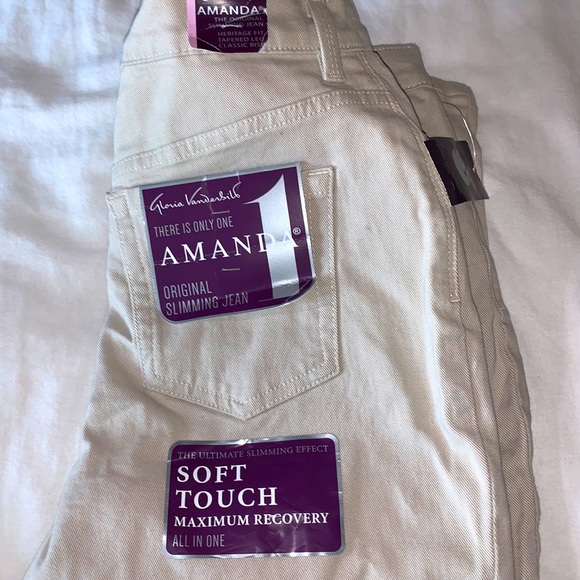 Beige soft stretch jeans - Picture 3 of 4